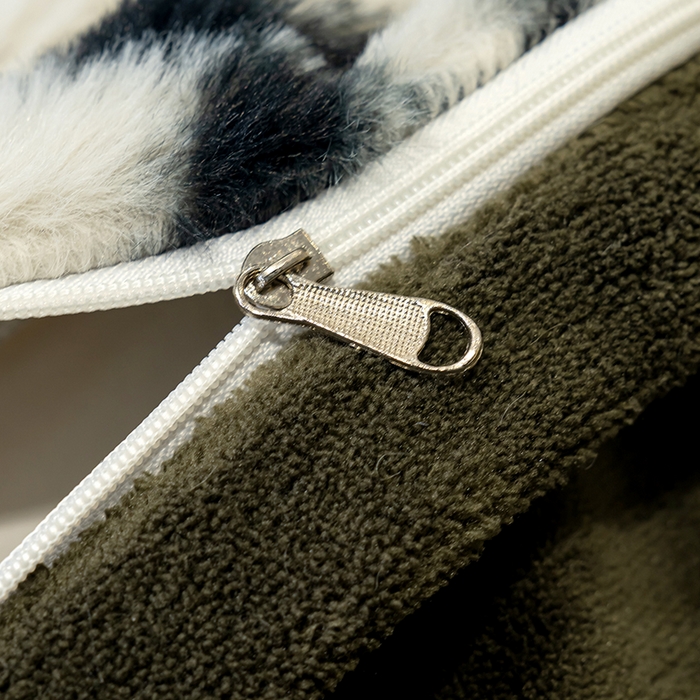 91家纺网 家纺一手货源 找家纺 元禾家纺 2025新款法式美拉德高克重兔毛床盖款四件套兔毛简单款 玫瑰白