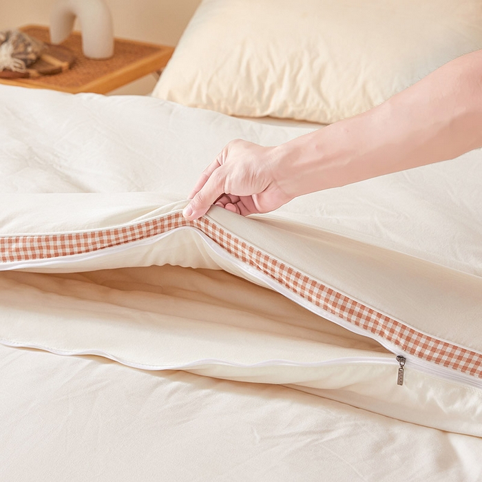 91家纺网 家纺一手货源 找家纺 （总）思雅庭 2025新款100%新疆棉花被二合一子母被立体边冬被被子被芯