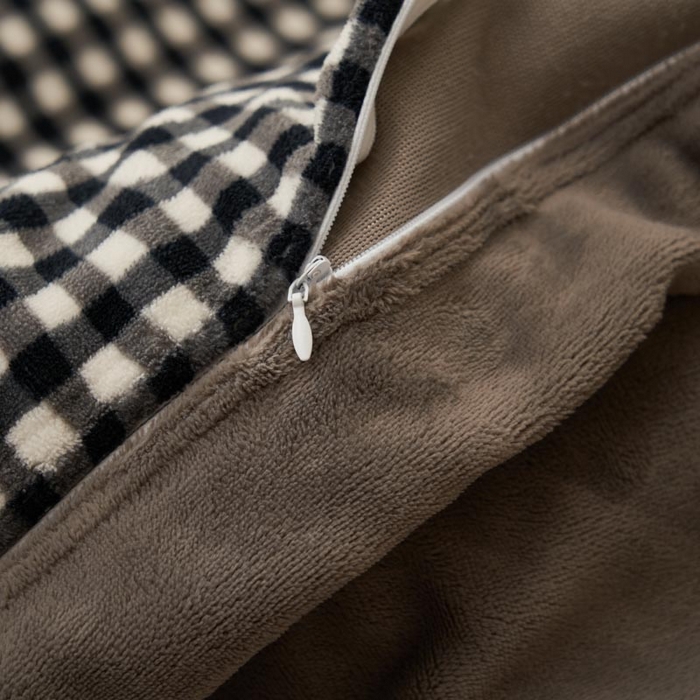 91家纺网 家纺一手货源 找家纺 （总）茉保家纺 2025新款无印风款牛奶绒床盖四件套