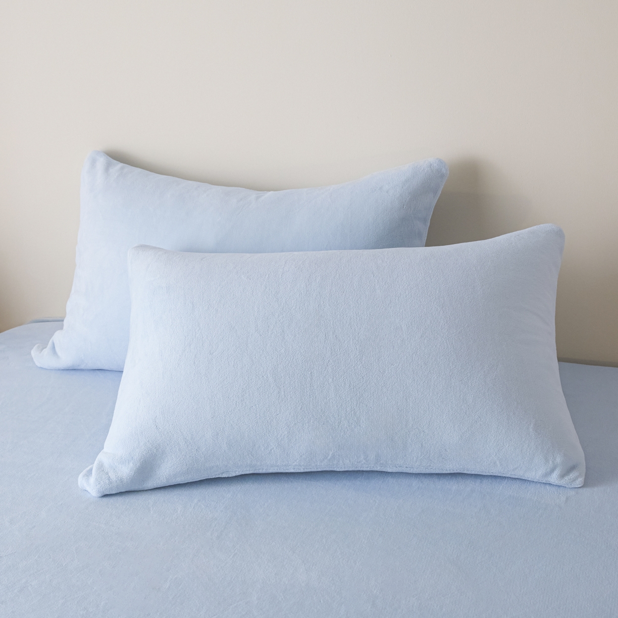 91家纺网 家纺一手货源 找家纺 小叮当家纺仓储工厂店 2025新款牛奶绒简约纯色单床单 床单单件 奶蓝-cd