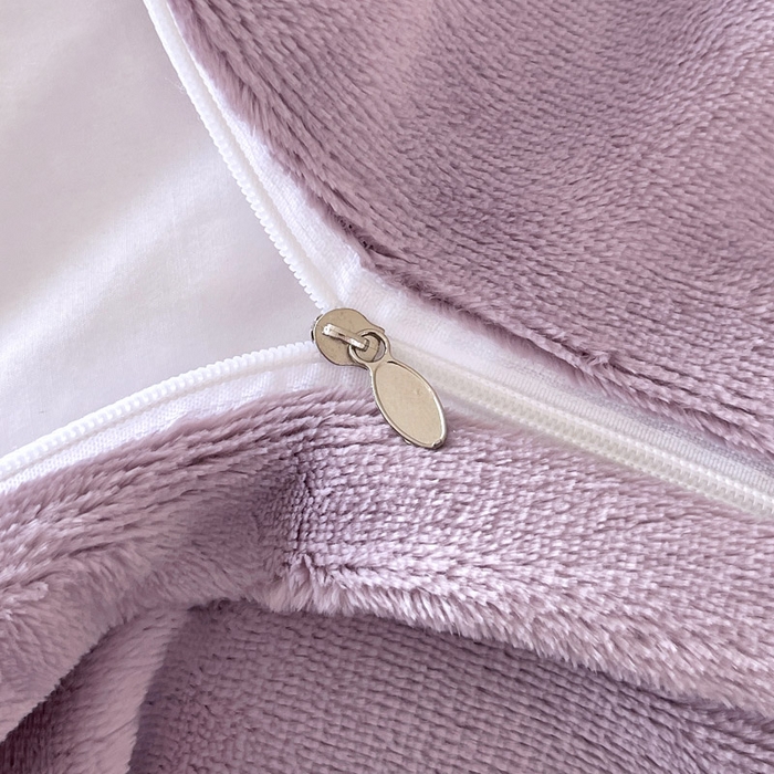 91家纺网 家纺一手货源 找家纺 慕希家纺 2025新款高克重牛奶绒雕花四件套-蝶梦 蝶梦-风信紫