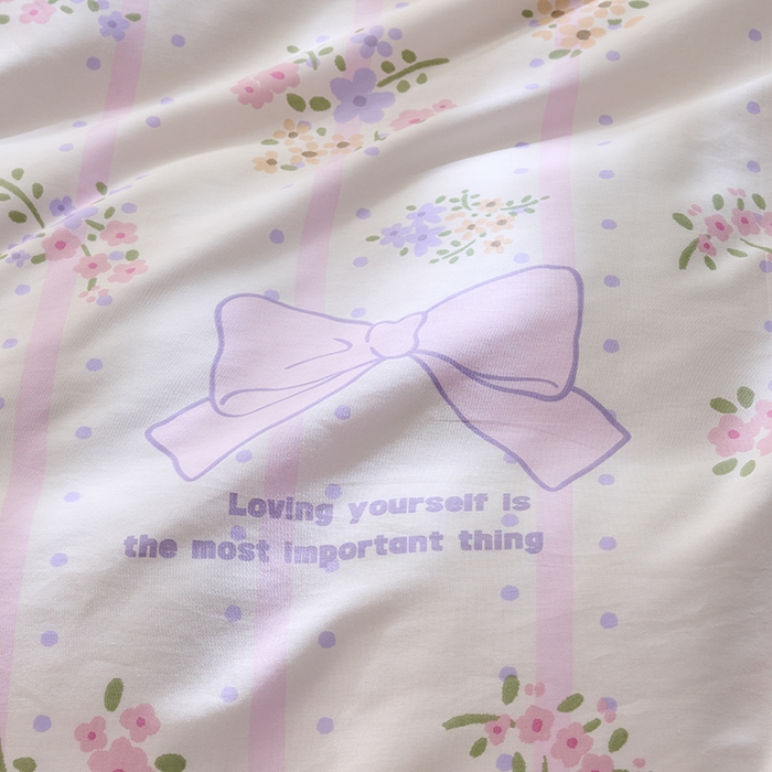 91家纺网 家纺一手货源 找家纺 798家纺 2026新款全棉12868四件套-清新风系列 沁甜