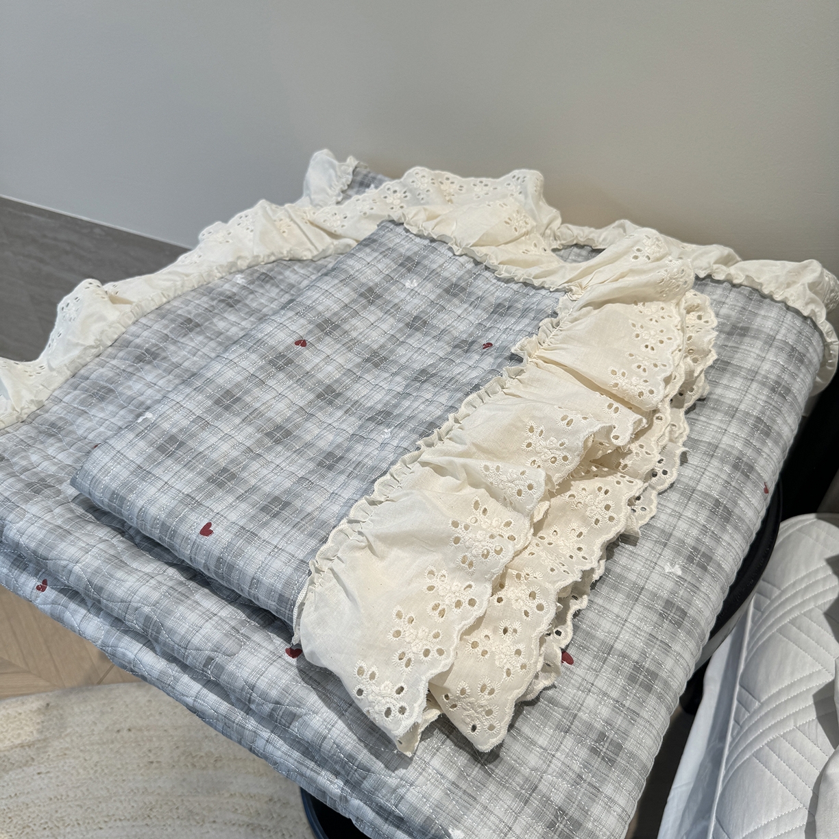 91家纺网 家纺一手货源 找家纺 莱豫家纺 2025秋冬新款纯棉床盖三件套可配同款四季被同款被套 心悦