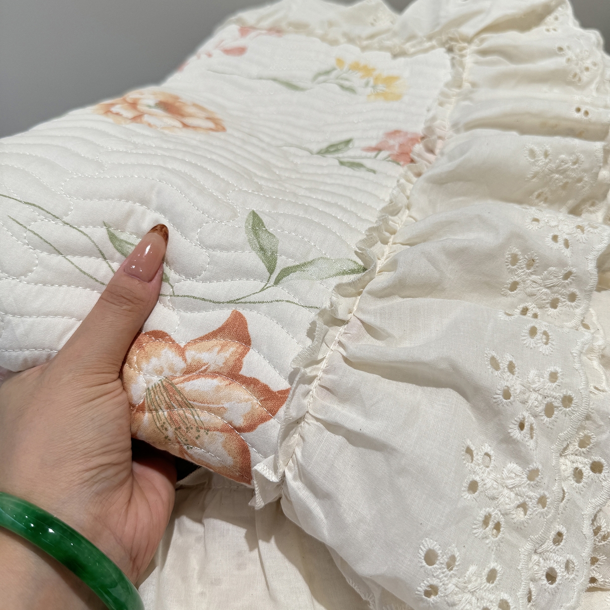 91家纺网 家纺一手货源 找家纺 莱豫家纺 2025秋冬新款纯棉床盖三件套可配同款四季被同款被套 清幽粉