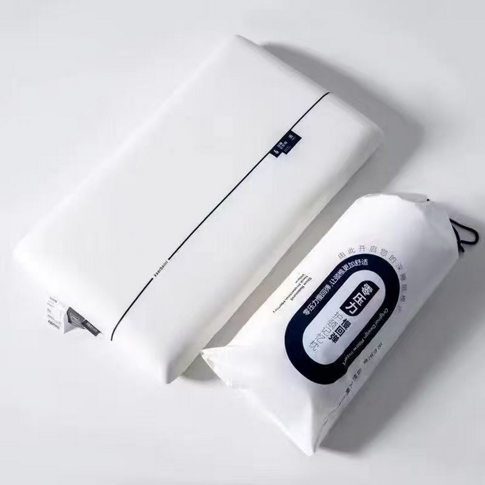 91家纺网 家纺一手货源 找家纺 中乾酒店布草工厂店 2025新款深睡眠记忆棉零压回弹枕头枕芯 白色