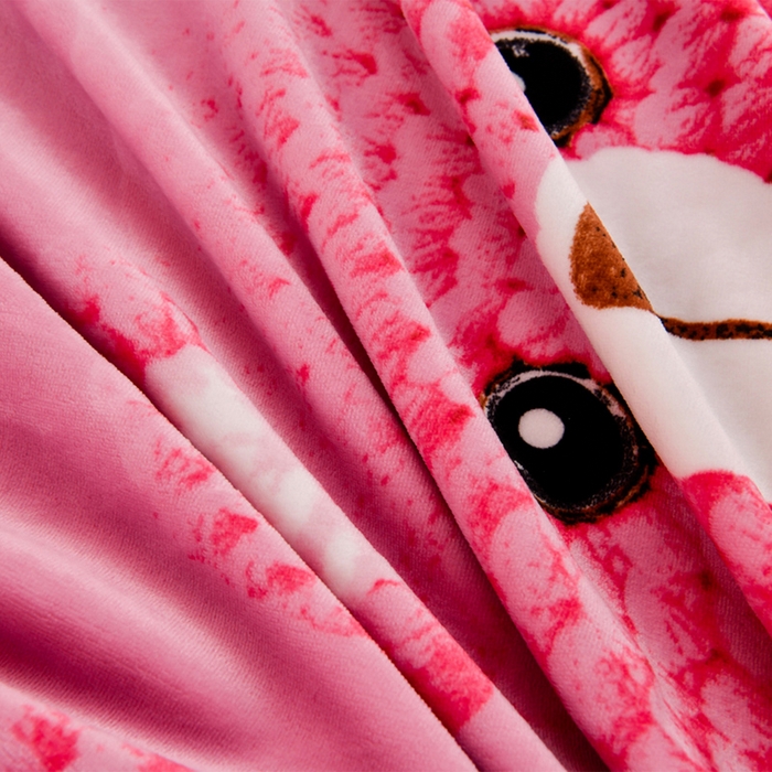 91家纺网 家纺一手货源 找家纺 居尚家纺 2025新款牛奶绒学生三件套床褥套床笠三件套 草莓熊