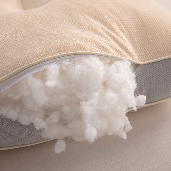 91家纺网 家纺一手货源 找家纺 枕之坊 2025新款肩颈释压倍暖枕枕头枕芯 肩颈释压倍暖枕-白色