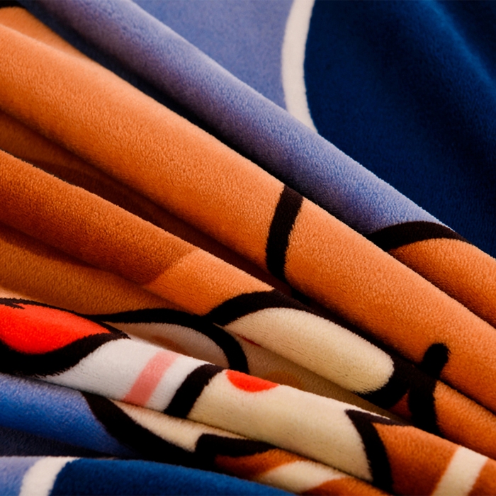 91家纺网 家纺一手货源 找家纺 居尚家纺 2025新款牛奶绒学生三件套床褥套床笠三件套 嘟嘟熊