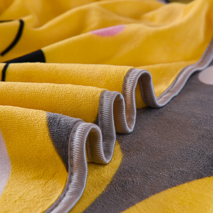 91家纺网 家纺一手货源 找家纺 居尚家纺 2025新款牛奶绒学生三件套床褥套床笠三件套 欢乐兔