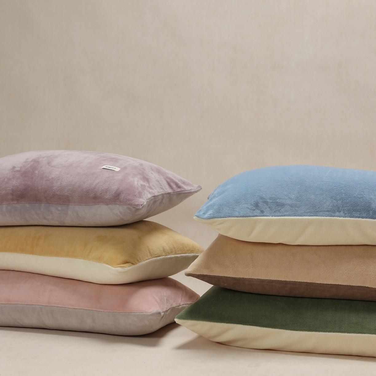 91家纺网 家纺一手货源 找家纺 （总）时光里 2025新款230克纯色双拼牛奶绒单枕套枕套单件