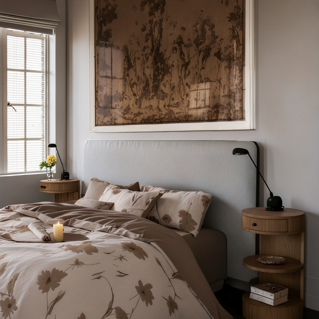 91家纺网 家纺一手货源 找家纺 时光里 2025新款40S全棉纯棉小清新数码印花磨毛四件套 海报图仅供展示不可下单