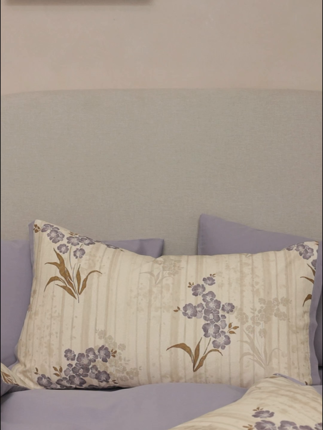 91家纺网 家纺一手货源 找家纺 时光里 2025新款40S全棉纯棉小清新数码印花磨毛四件套 月见