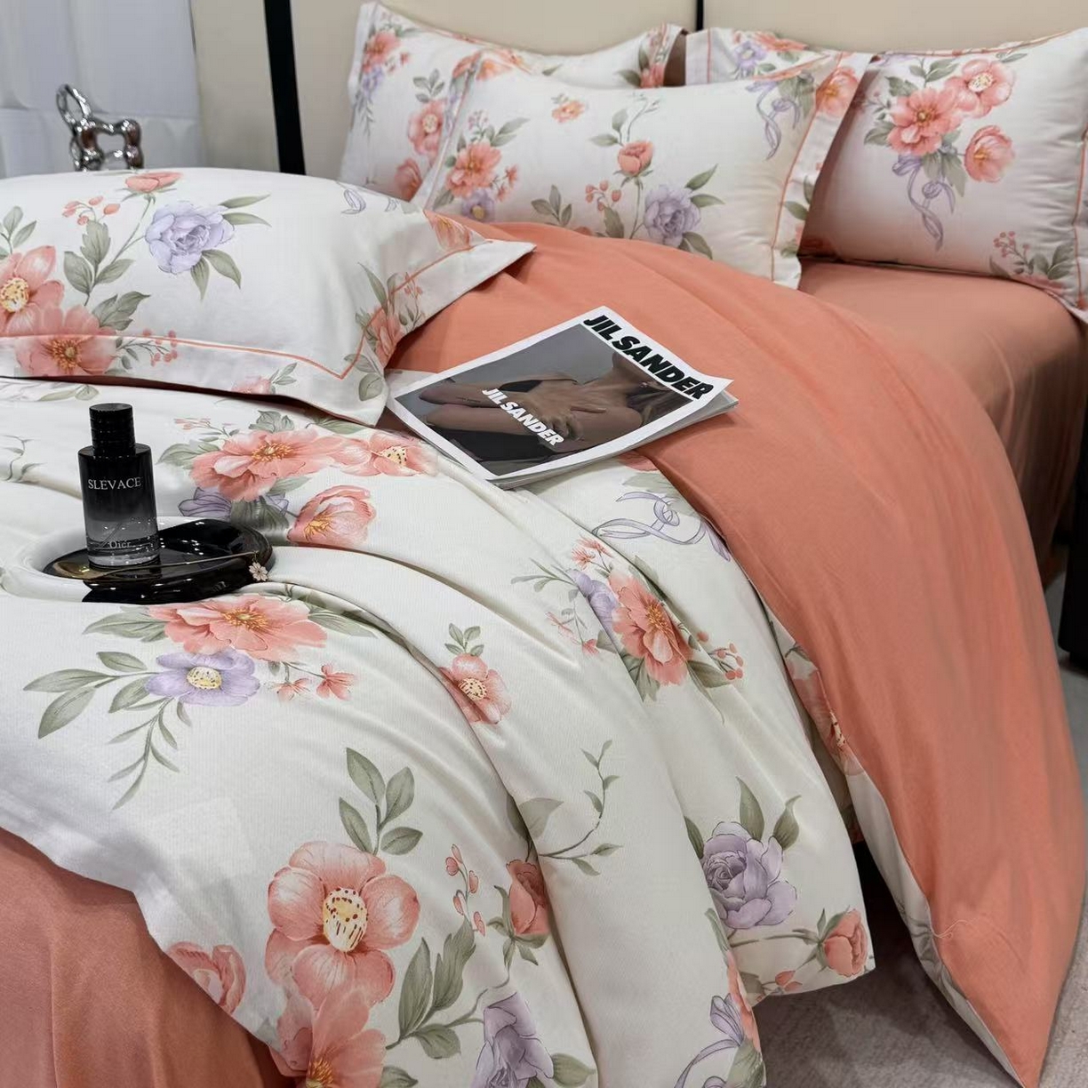 遇安家纺 2025新款加厚全棉生态磨毛印花四件套 锦簇