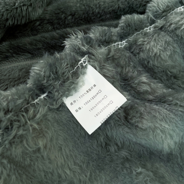 91家纺网 家纺一手货源 找家纺 （总）乐窝家纺仓储 2025新款跨境外贸直播热品兔毛绒高克重多功能抽条毛毯盖毯午睡毯