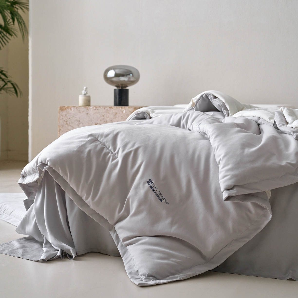 91家纺网 家纺一手货源 找家纺 2025秋冬新款PRO2.0亚朵被子同款深睡被四季被冬被子母被春秋被保暖控温被子被芯-黎明灰-四季被