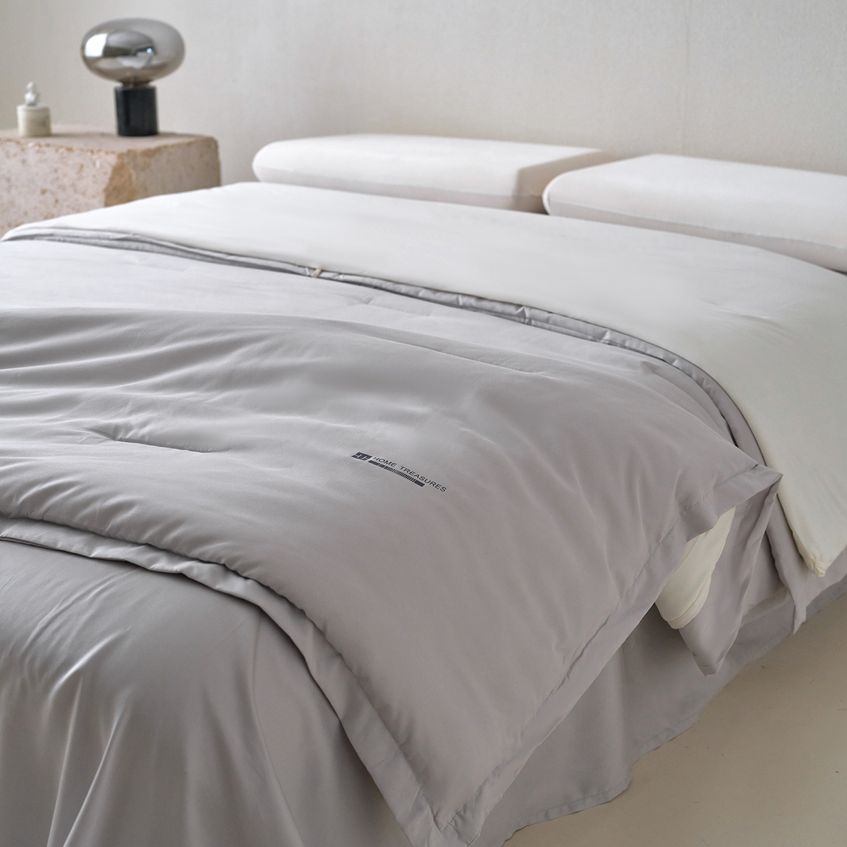 91家纺网 家纺一手货源 找家纺 2025秋冬新款PRO2.0亚朵被子同款深睡被四季被冬被子母被春秋被保暖控温被子被芯-黎明灰-四季被