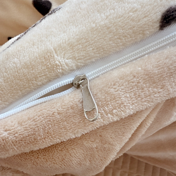 91家纺网 家纺一手货源 找家纺 铠畅 2025新款牛奶绒碎花床单床盖四件套 花妖系列云裳-爱心咖