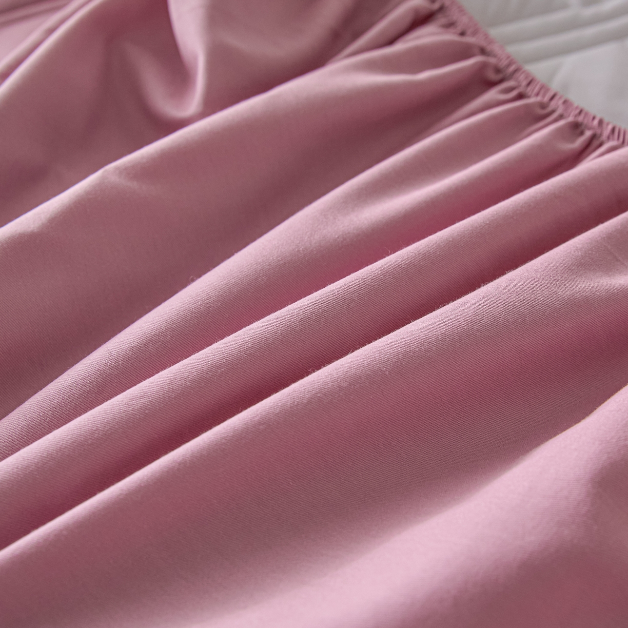 91家纺网 家纺一手货源 找家纺 衿成家纺 2025新款全棉夹棉单床笠床笠单件方格子 方格子-紫粉