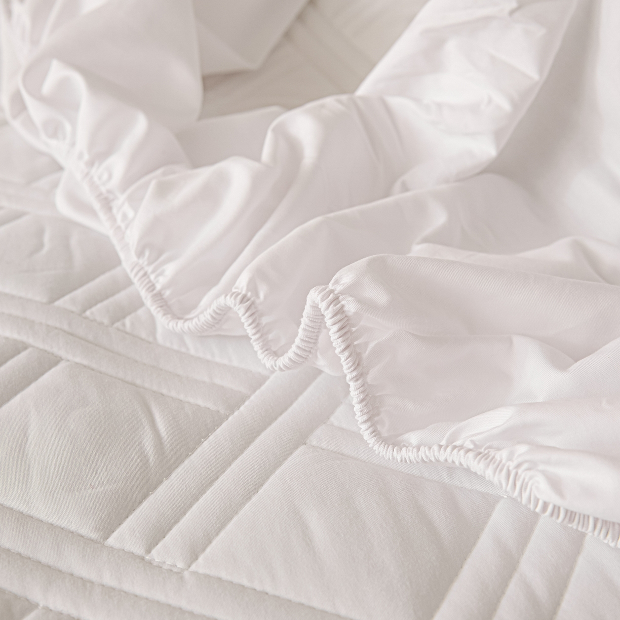 91家纺网 家纺一手货源 找家纺 衿成家纺 2025新款全棉夹棉单床笠床笠单件方格子 方格子-纯自