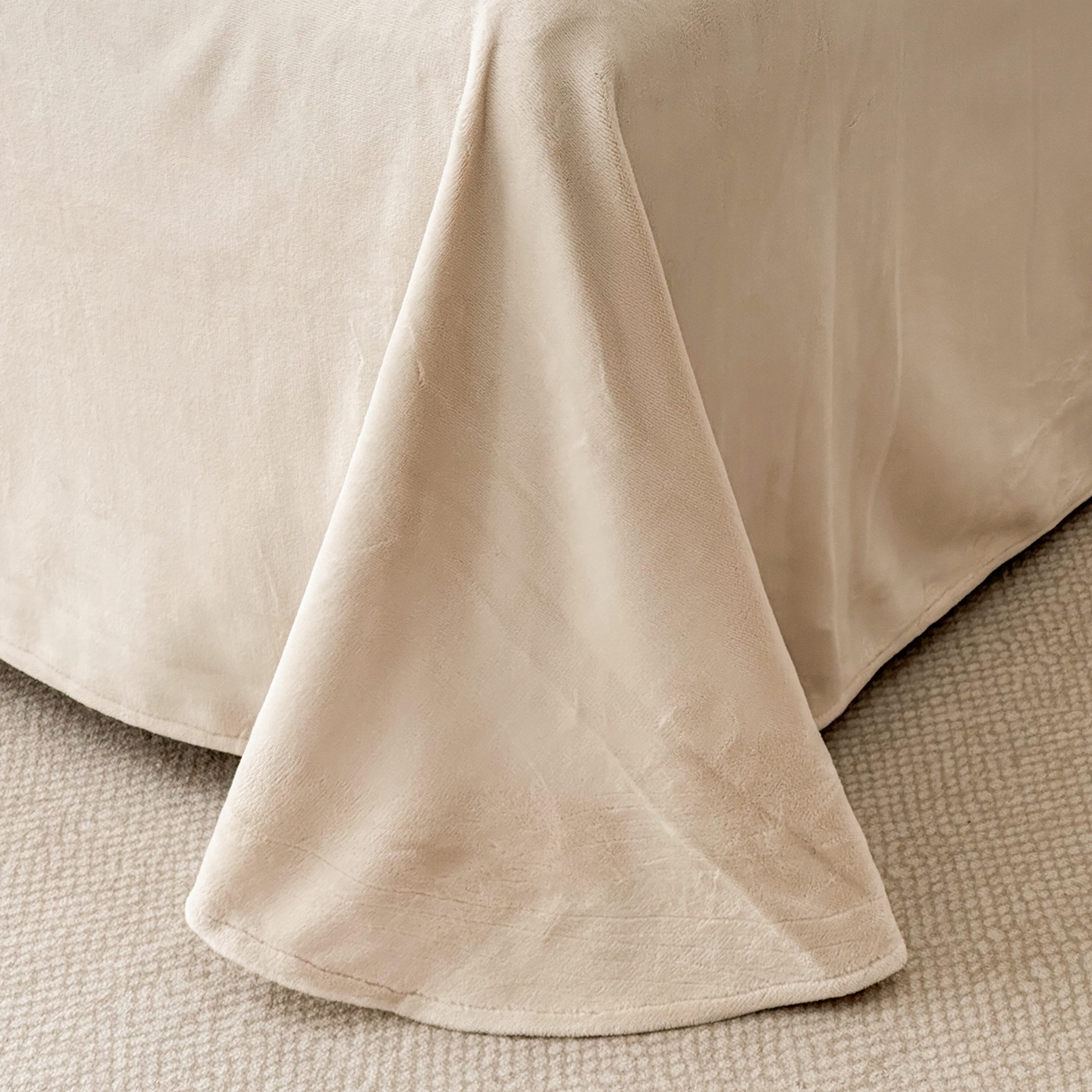 91家纺网 家纺一手货源 找家纺 （总）禧禾 2025新款A类300G醇厚速暖绒四件套牛奶绒四件套