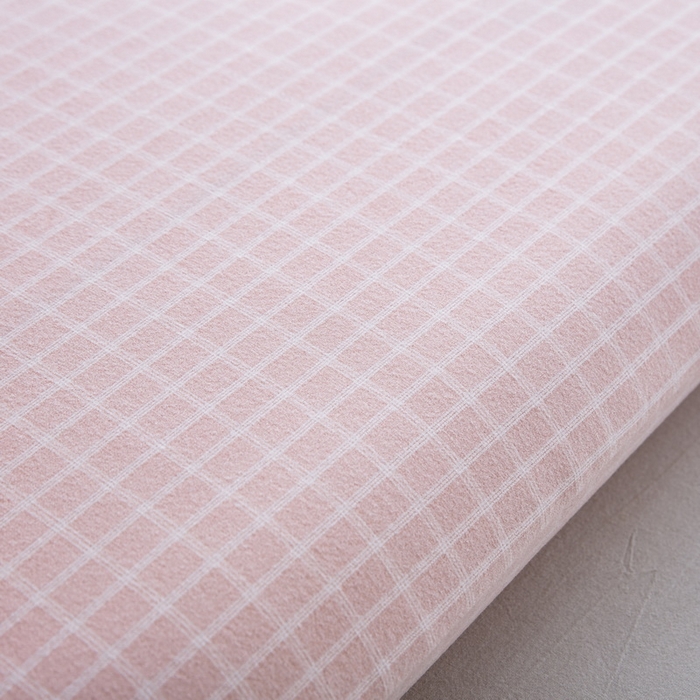 91家纺网 家纺一手货源 找家纺 大黄蜂家居家纺 2025新款暖感德绒万能魔术枕套 粉小格