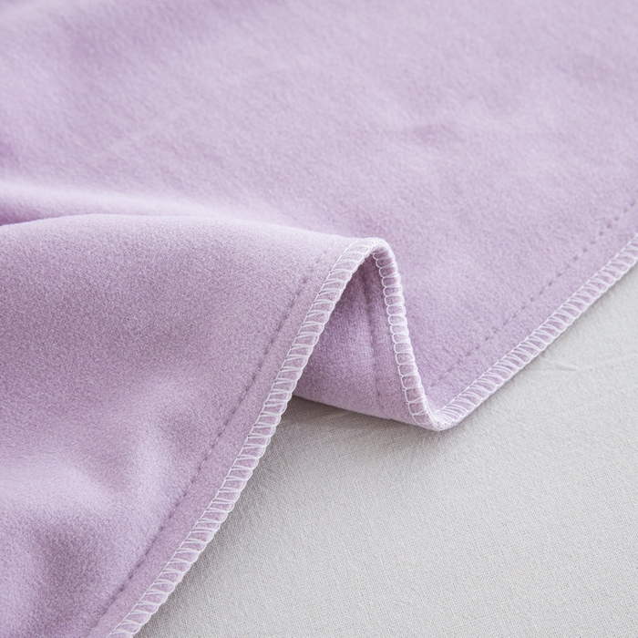 91家纺网 家纺一手货源 找家纺 大黄蜂家居家纺 2025新款暖感德绒万能魔术枕套 紫细条