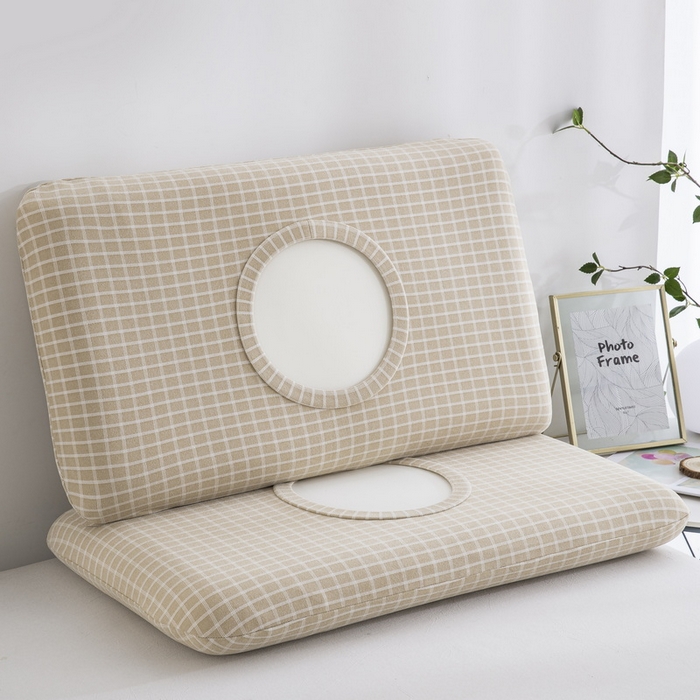 91家纺网 家纺一手货源 找家纺 大黄蜂家居家纺 2025新款暖感德绒万能魔术枕套 咖小格