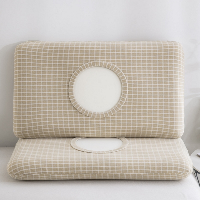 91家纺网 家纺一手货源 找家纺 大黄蜂家居家纺 2025新款暖感德绒万能魔术枕套 咖小格