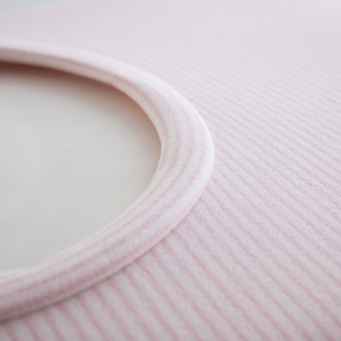 91家纺网 家纺一手货源 找家纺 大黄蜂家居家纺 2025新款暖感德绒万能魔术枕套 粉细条