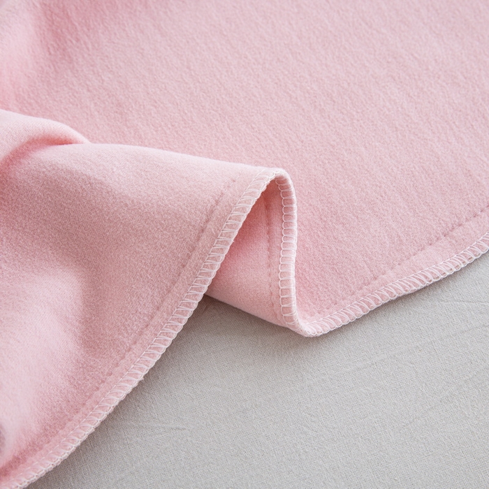 91家纺网 家纺一手货源 找家纺 大黄蜂家居家纺 2025新款暖感德绒万能魔术枕套 粉细条