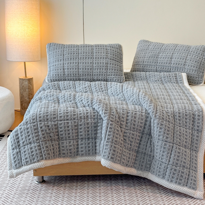 91家纺网 家纺一手货源 找家纺 （总）预言家纺 2025新款塔芙蓉华夫格床垫系列