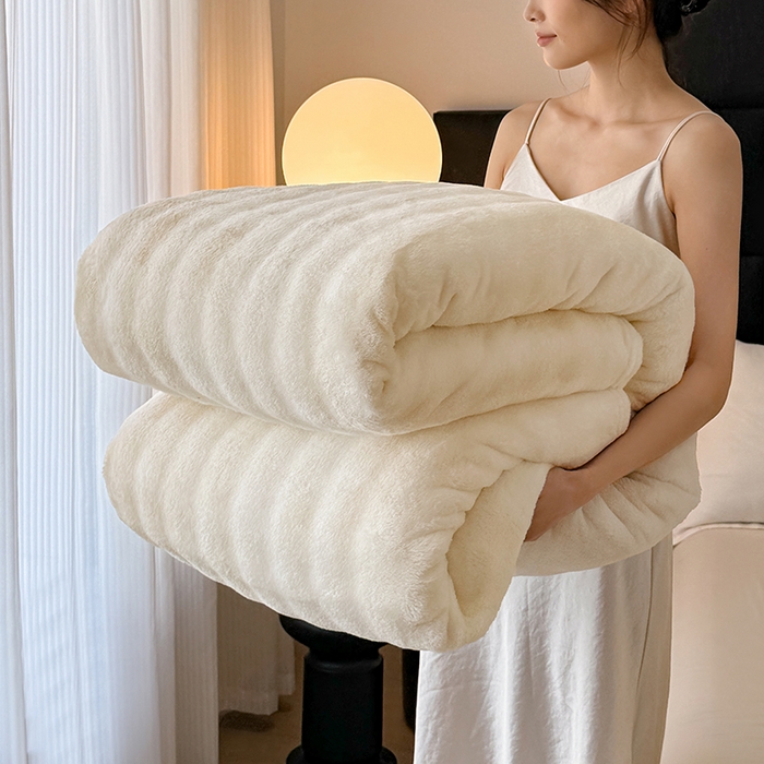 91家纺网 家纺一手货源 找家纺 （总）乐窝家纺仓储 2025新款炫彩水墨画仿兔毛绒大泡泡绒印花法兰绒毛毯毯子大理石纹休闲-水墨画