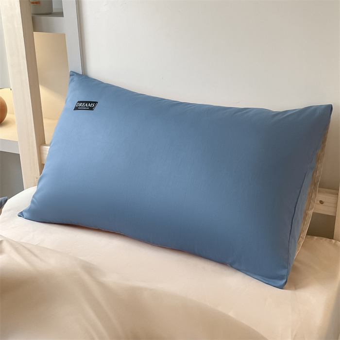 91家纺网 家纺一手货源 找家纺 （总）澜妃 2025新款13372全棉纯棉纯色黑标学生宿舍三件套上下铺三件套