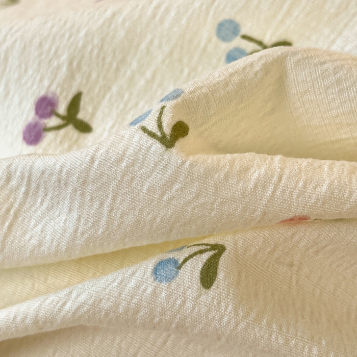 91家纺网 家纺一手货源 找家纺 （总）澜妃 2025新款学生季少女心褶皱花边毛巾绣学生宿舍三四件套上下铺三四件（小红书热款）