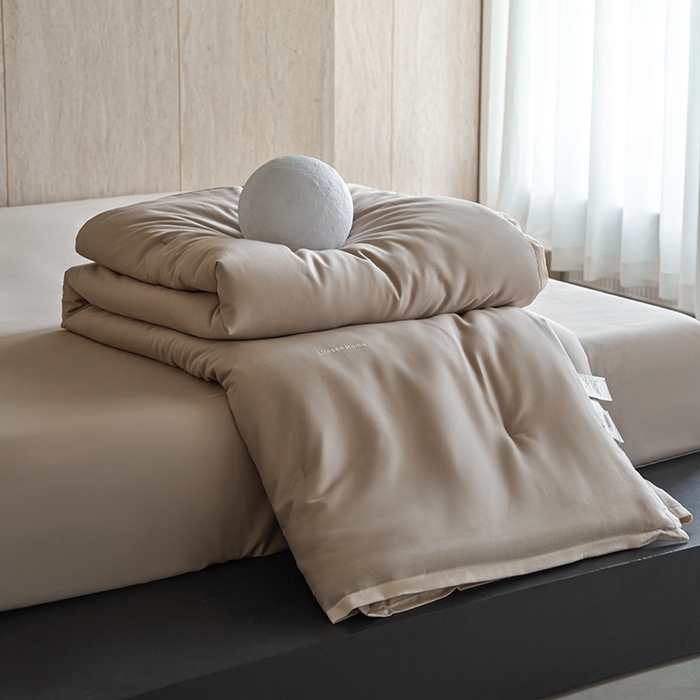 91家纺网 家纺一手货源 找家纺 丽笙被芯 2025新款云绵磨毛懒人被 被子被芯 复古咖