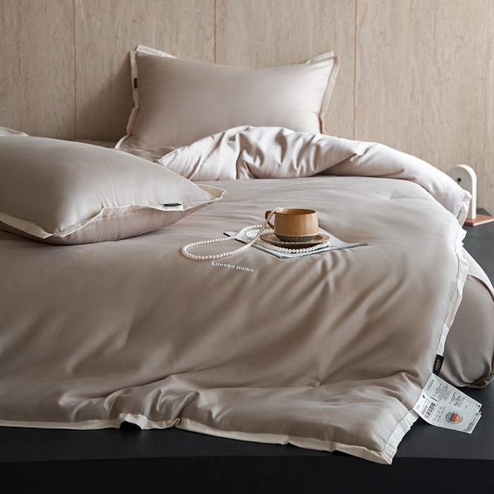 91家纺网 家纺一手货源 找家纺 丽笙被芯 2025新款云绵磨毛懒人被 被子被芯 复古咖