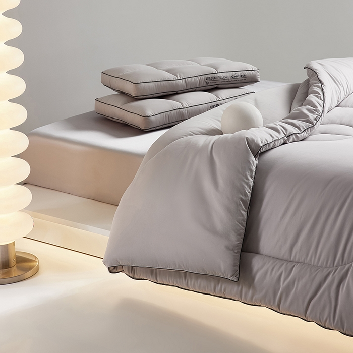 91家纺网 家纺一手货源 找家纺 （总）丽笙被芯 2025新款全棉石墨烯抑菌自发热科技被 被子被芯