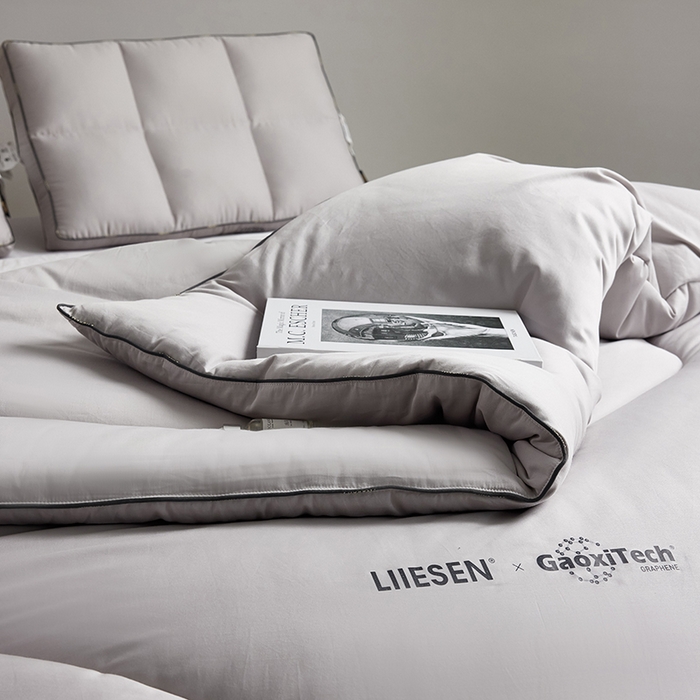 91家纺网 家纺一手货源 找家纺 （总）丽笙被芯 2025新款全棉石墨烯抑菌自发热科技被 被子被芯