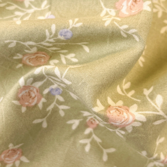 91家纺网 家纺一手货源 找家纺 澜妃 2025新款糯叽叽水洗棉全棉蕾丝花边宿舍床上下铺三件套-艾意系列 艾意-春江雾