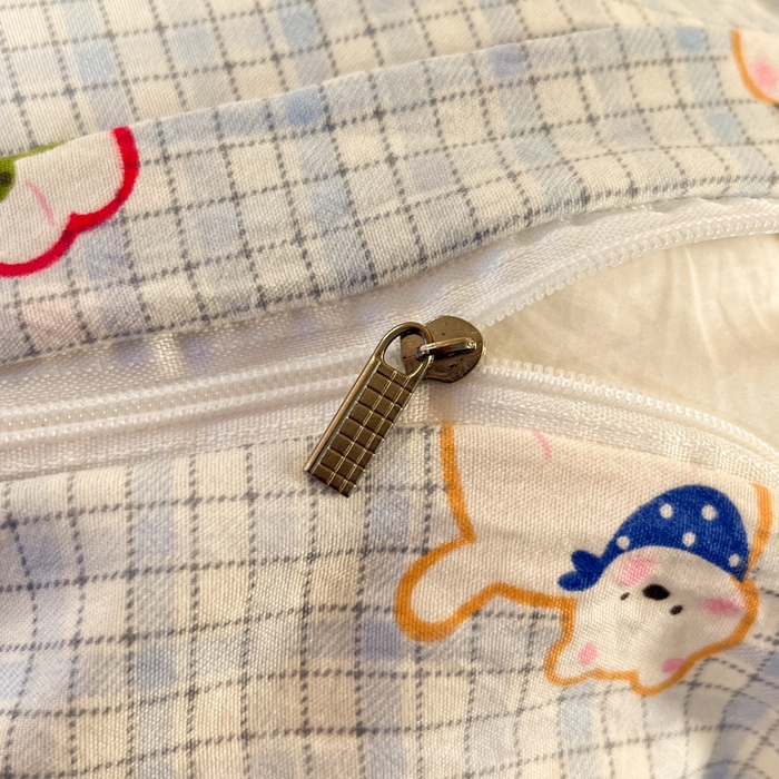 91家纺网 家纺一手货源 找家纺 澜妃 2025新款糯叽叽水洗棉全棉蕾丝花边宿舍床上下铺三件套-艾意系列 艾意-特萌西高地