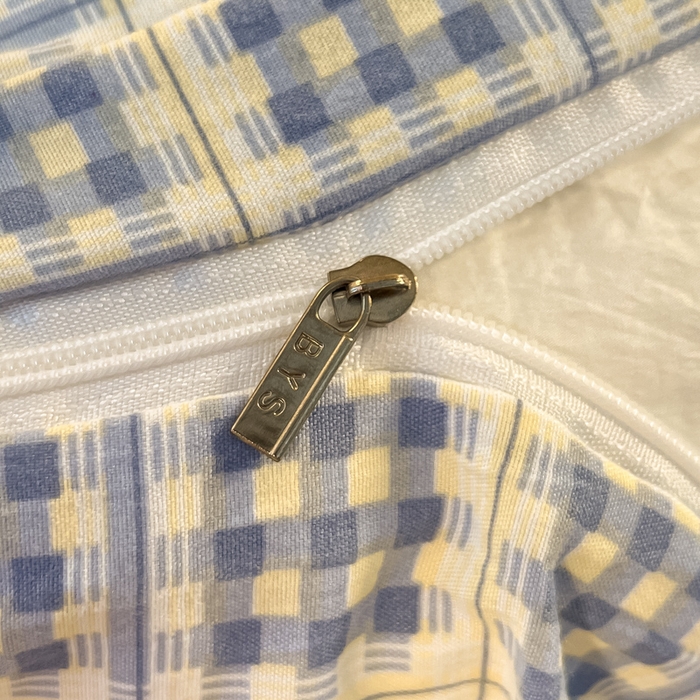 澜妃 2025新款糯叽叽水洗棉全棉蕾丝花边宿舍床上下铺三件套-艾意系列 艾意-圆珠笔