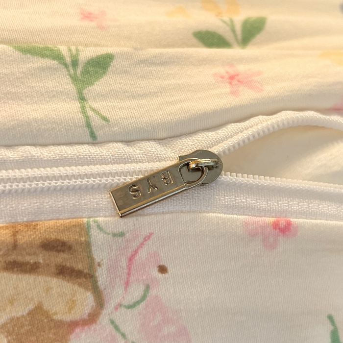 91家纺网 家纺一手货源 找家纺 澜妃 2025新款糯叽叽水洗棉全棉蕾丝花边宿舍床上下铺三件套-艾意系列 艾意-午后时光