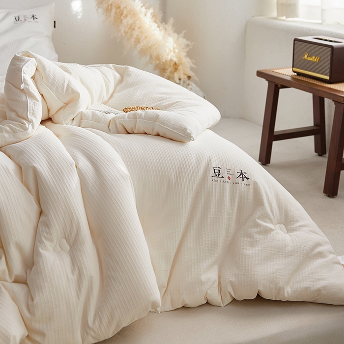 91家纺网 家纺一手货源 找家纺 （总）丽笙被芯 2025新款全棉A类豆本大豆被 被子被芯