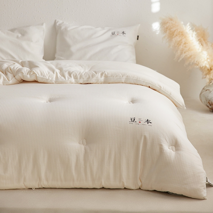 91家纺网 家纺一手货源 找家纺 （总）丽笙被芯 2025新款全棉A类豆本大豆被 被子被芯