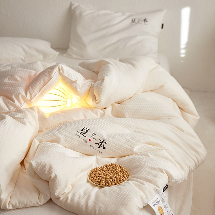 91家纺网 家纺一手货源 找家纺 （总）丽笙被芯 2025新款全棉A类豆本大豆被 被子被芯