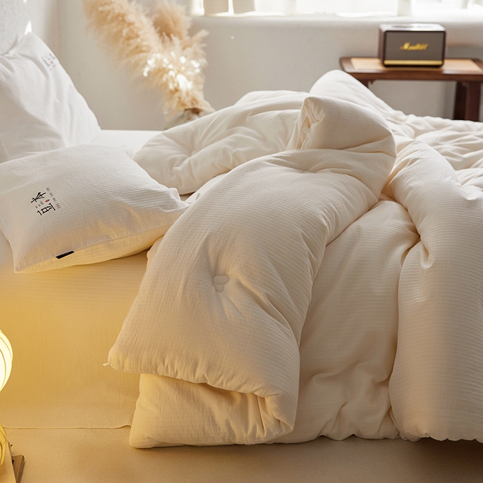 91家纺网 家纺一手货源 找家纺 （总）丽笙被芯 2025新款全棉A类豆本大豆被 被子被芯