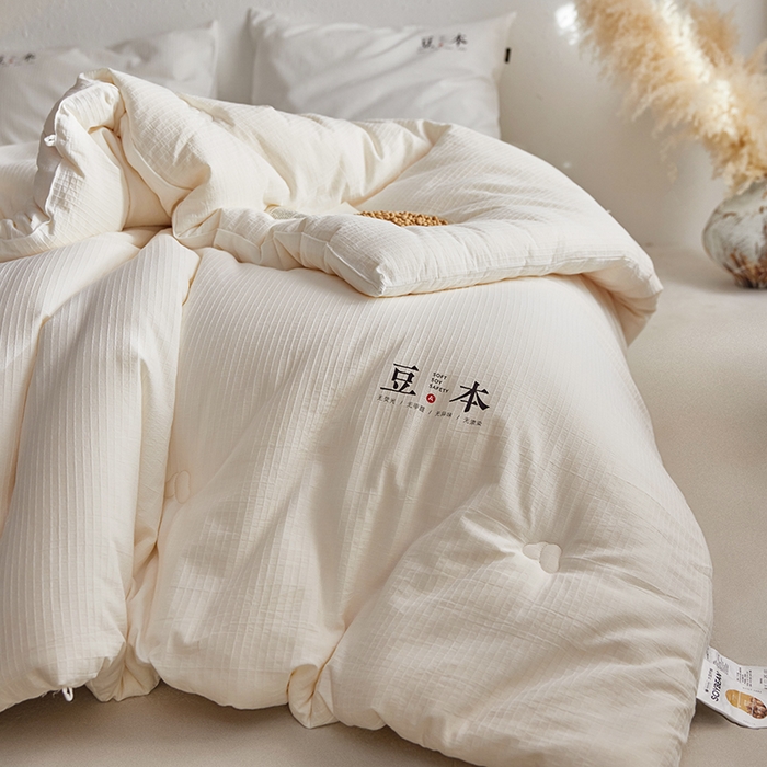 91家纺网 家纺一手货源 找家纺 （总）丽笙被芯 2025新款全棉A类豆本大豆被 被子被芯