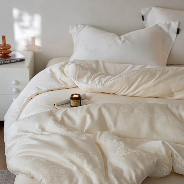 91家纺网 家纺一手货源 找家纺 丽笙被芯 2025新款铂金大豆被 被子被芯 铂金大豆被-白