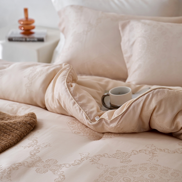 91家纺网 家纺一手货源 找家纺 丽笙被芯 2025新款铂金大豆被 被子被芯 铂金大豆被-咖