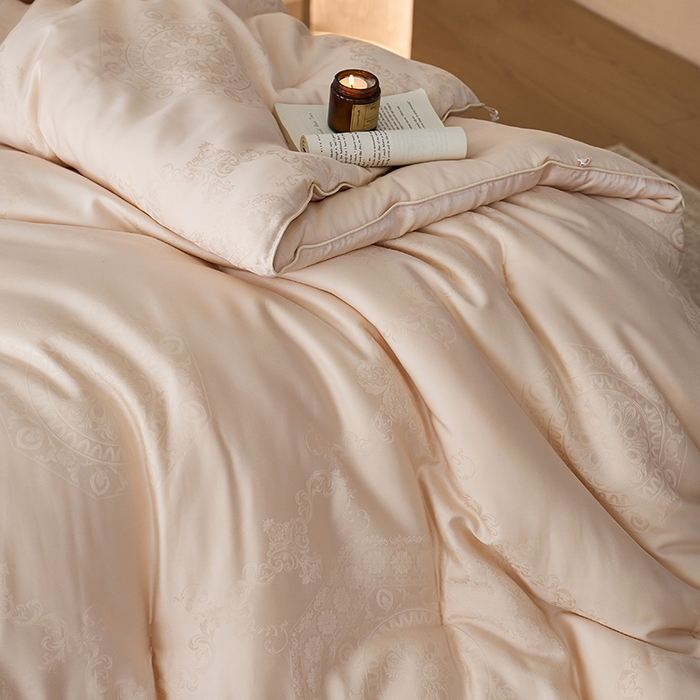 91家纺网 家纺一手货源 找家纺 丽笙被芯 2025新款铂金大豆被 被子被芯 铂金大豆被-咖